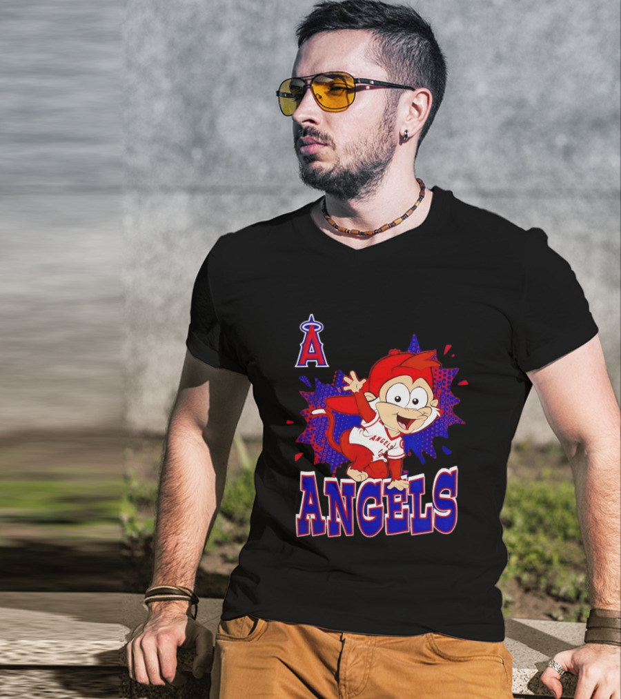 Los Angeles Angels Rally Monkey Baseball MLB Team Fans T-Shirt