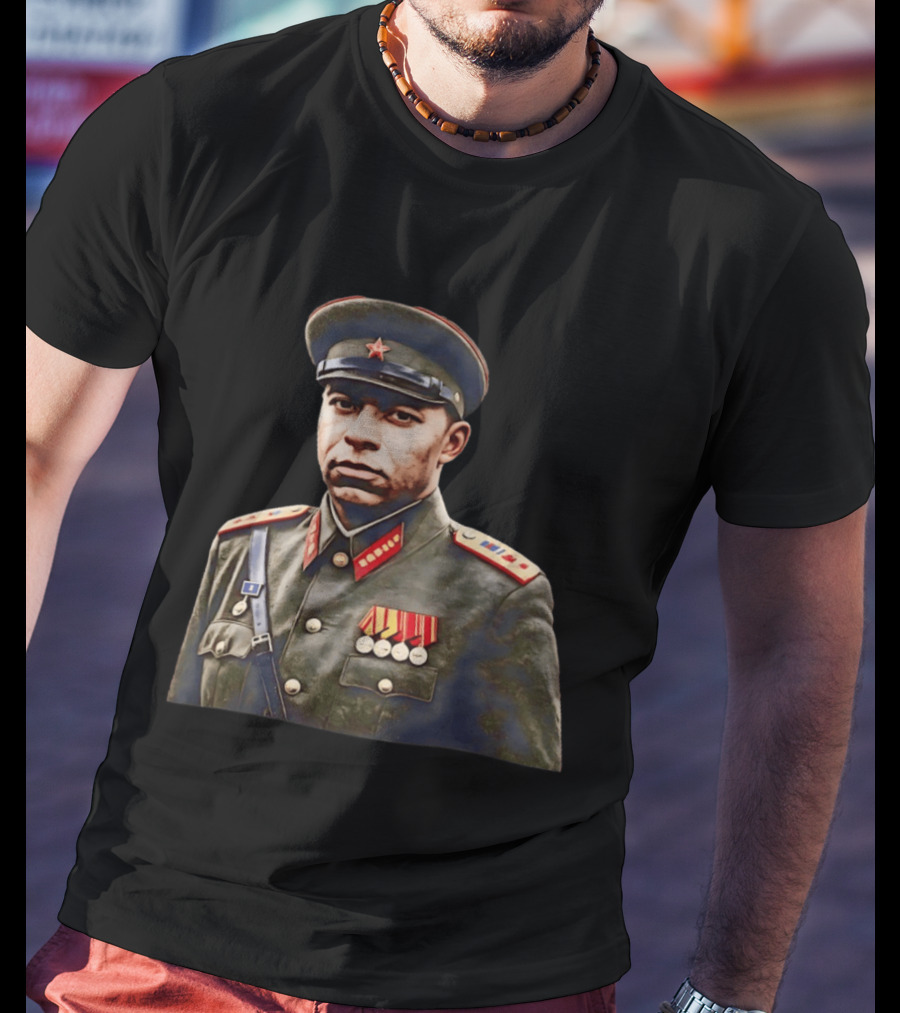 Mbappe Soviet Military Uniform Communist Leader General T-Shirt
