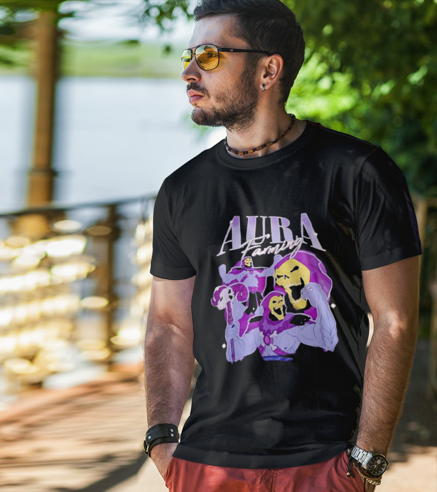 Aura Farming Skeletor Masters Of The Universe T-Shirt