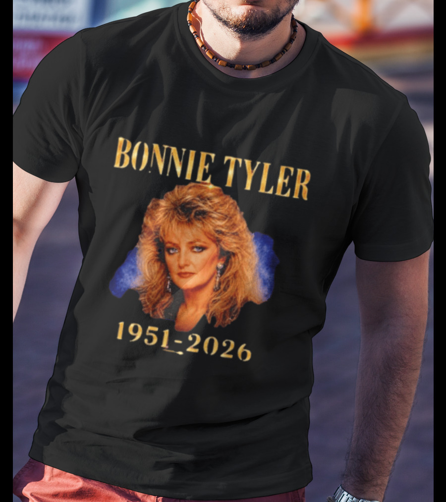 Bonnie Tyler 1951 2026 Memorial T-Shirt