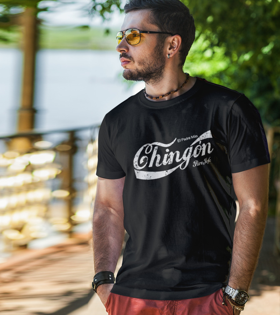 Puro Jefe El Padre Mas Chingon Coca T-Shirt