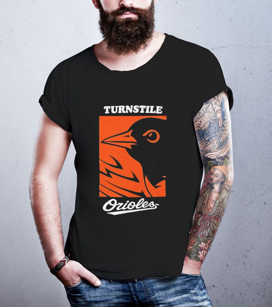 Turnstile Orioles Bird Orange T-Shirt