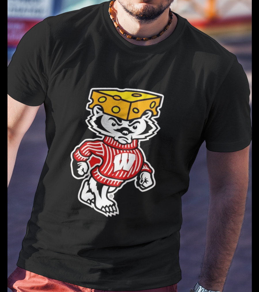 Wisconsin Badgers Bucky Cheesehead Lambeau Field 2026 T-Shirt
