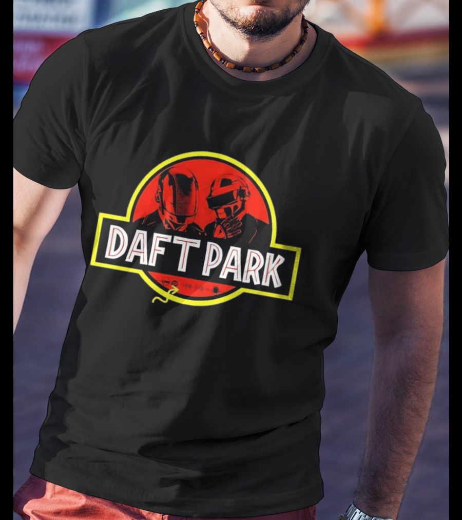 Daft Park Daft Punk Meets Jurassic Park Mashup T-Shirt