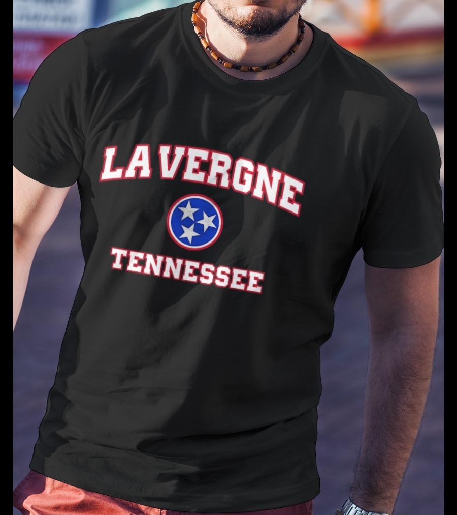La Vergne Tennessee Tri Star Circle T-Shirt