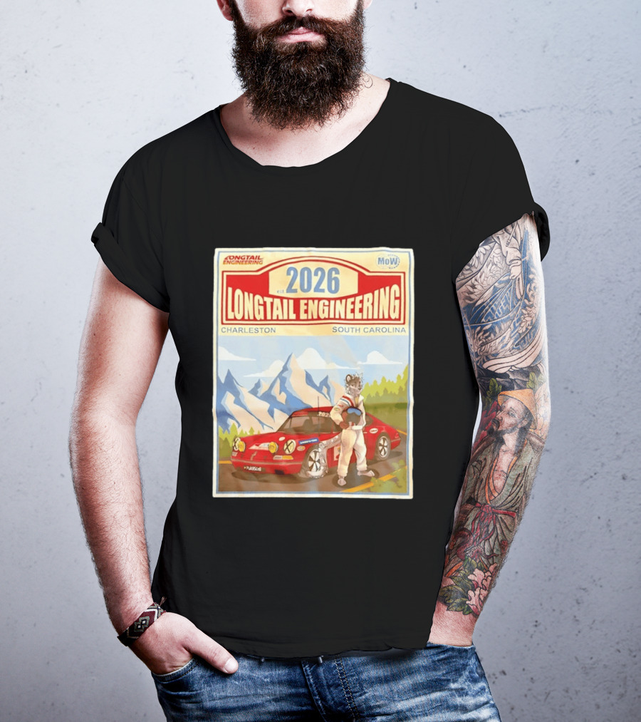 Longtail Engineering 2026 Racing Adventure Charleston South Carolina T-Shirt