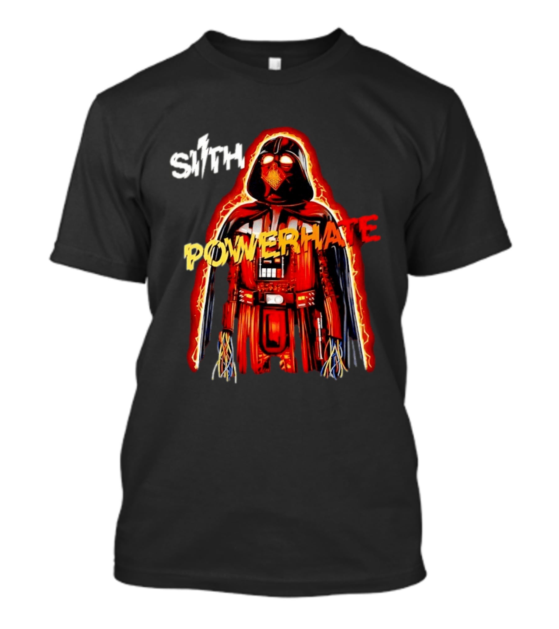 Sith Powerhate Darth Vader Lightning T-Shirt