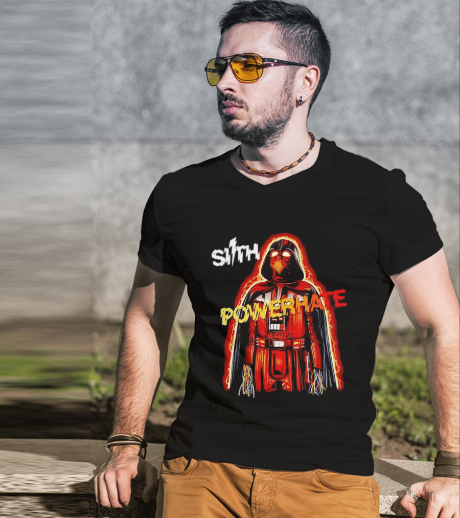 Sith Powerhate Darth Vader Lightning T-Shirt