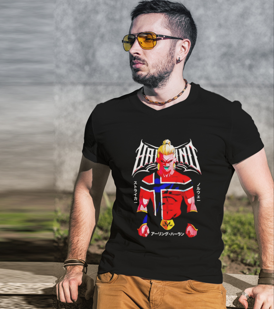 Haaland Norway Striker Majin Buu T-Shirt