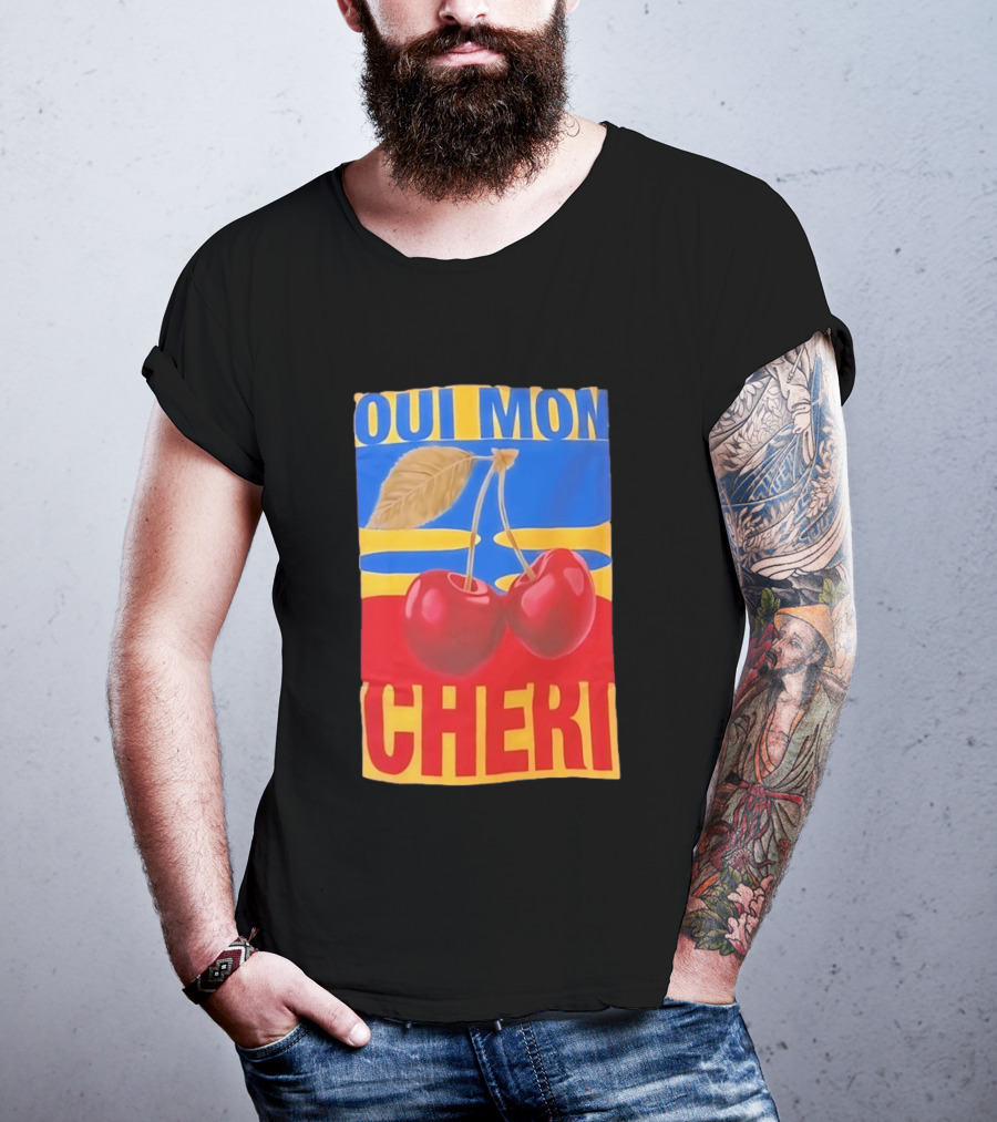 Oui Mon Cheri Cherry French Fruit T-Shirt
