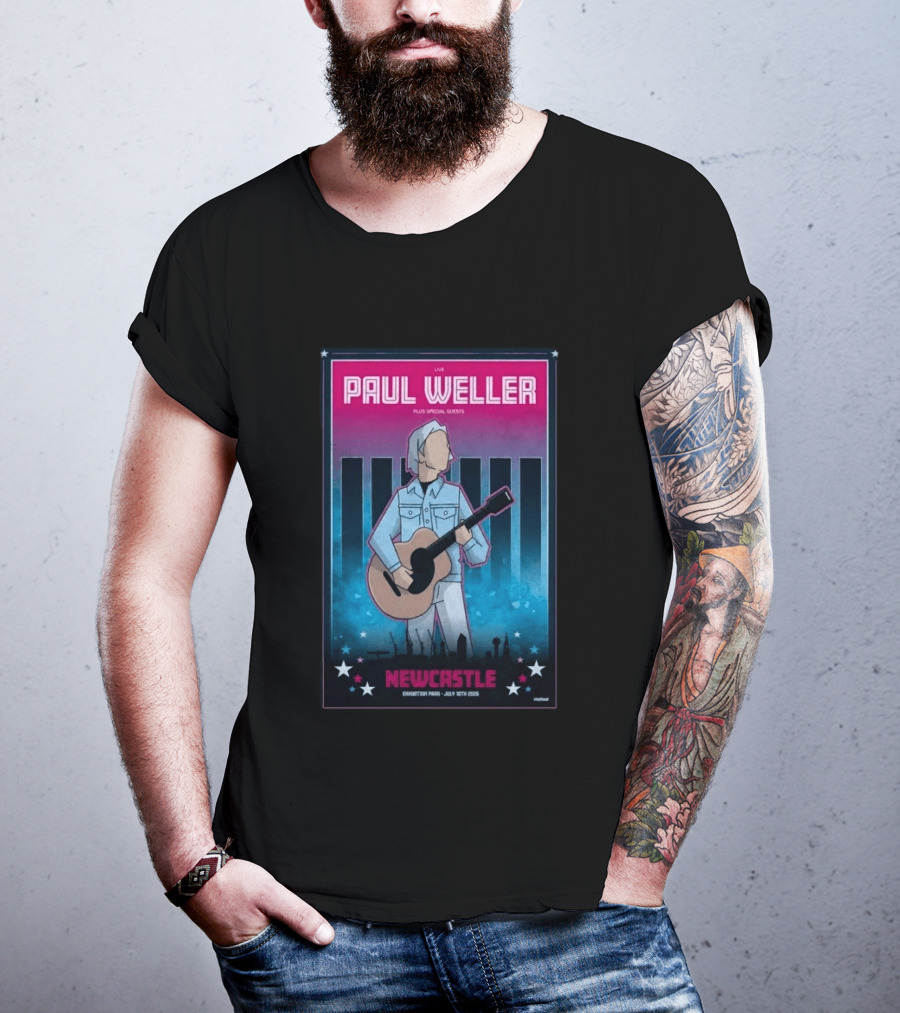 Paul Weller Live Newcastle Exhibition Park July 10 2026 Plus Special Guests T-Shirt