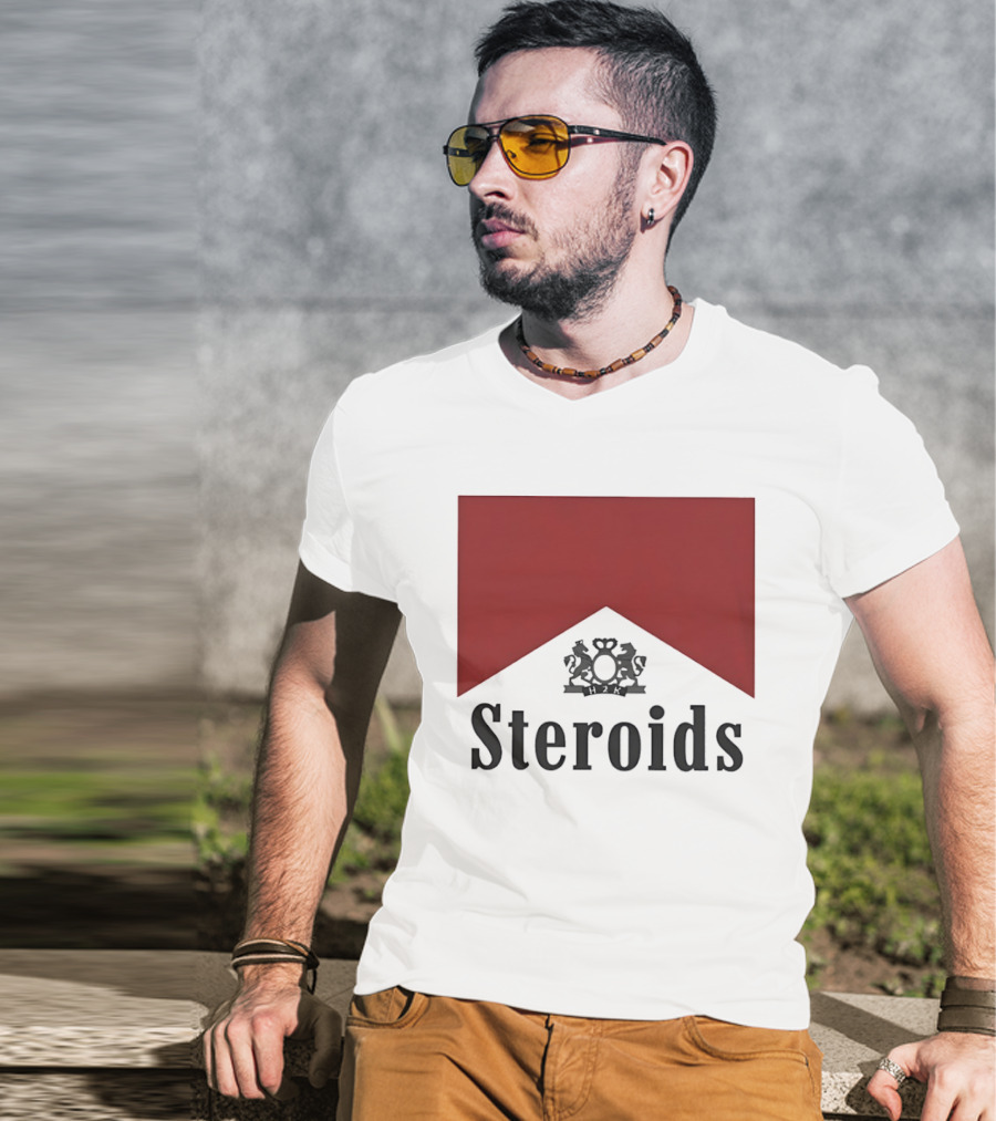H2K Steroids Gym Fitness Lion Crest T-Shirt