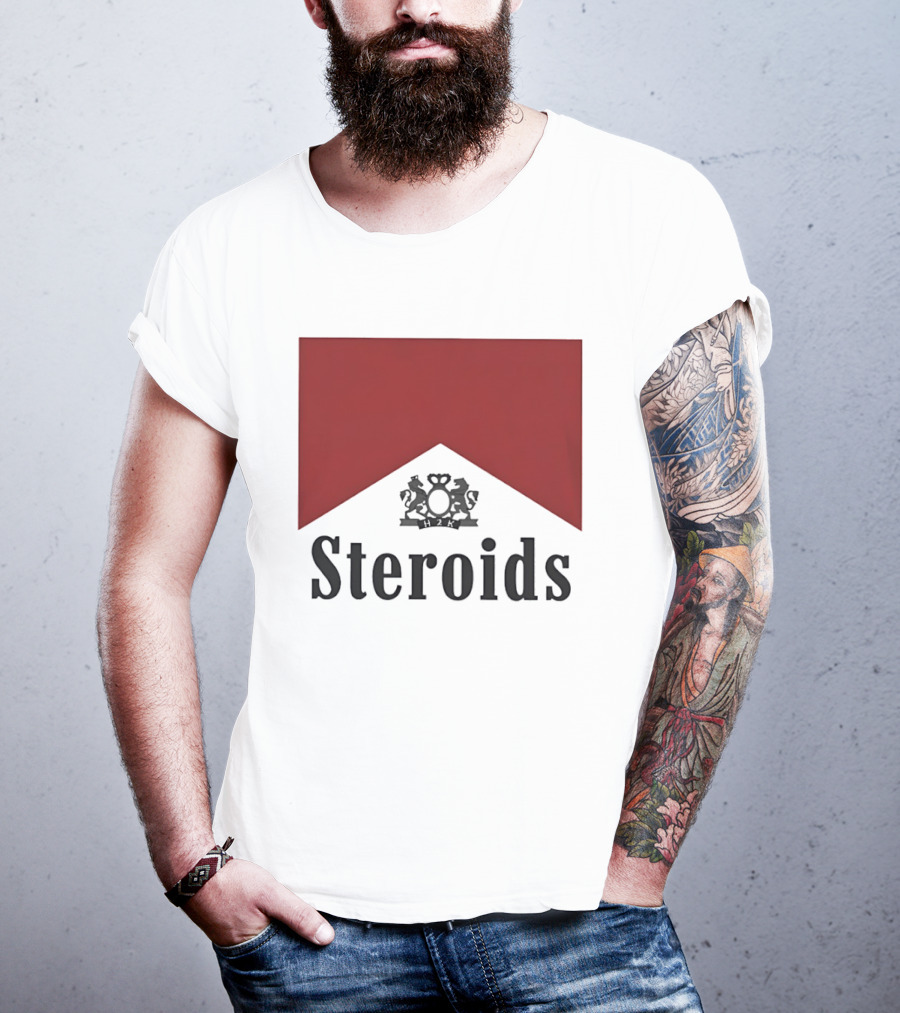H2K Steroids Gym Fitness Lion Crest T-Shirt