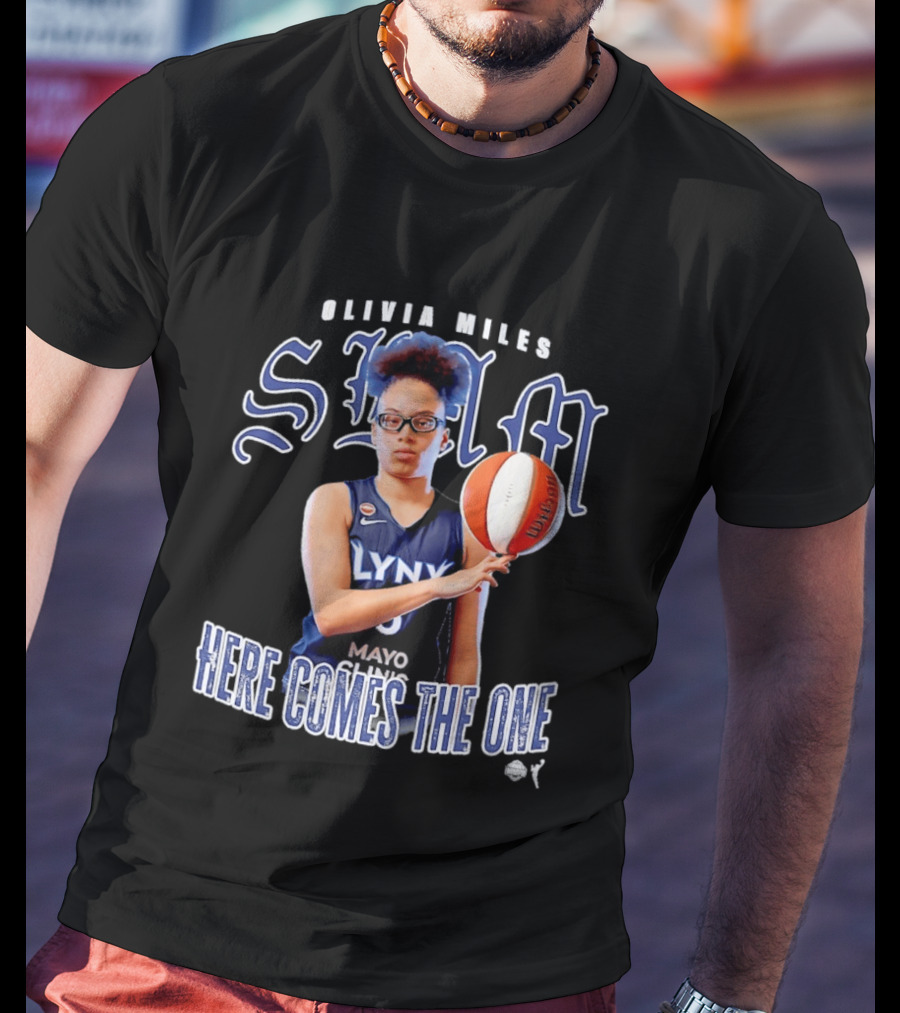 Slam Olivia Miles Lynx Basketball Here Comes The One T-Shirt