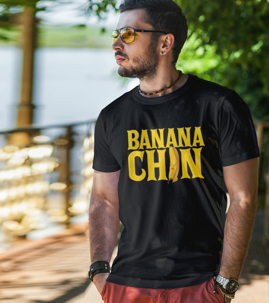 Banana Chin MMA Sandipantsmma Surreal Face T-Shirt