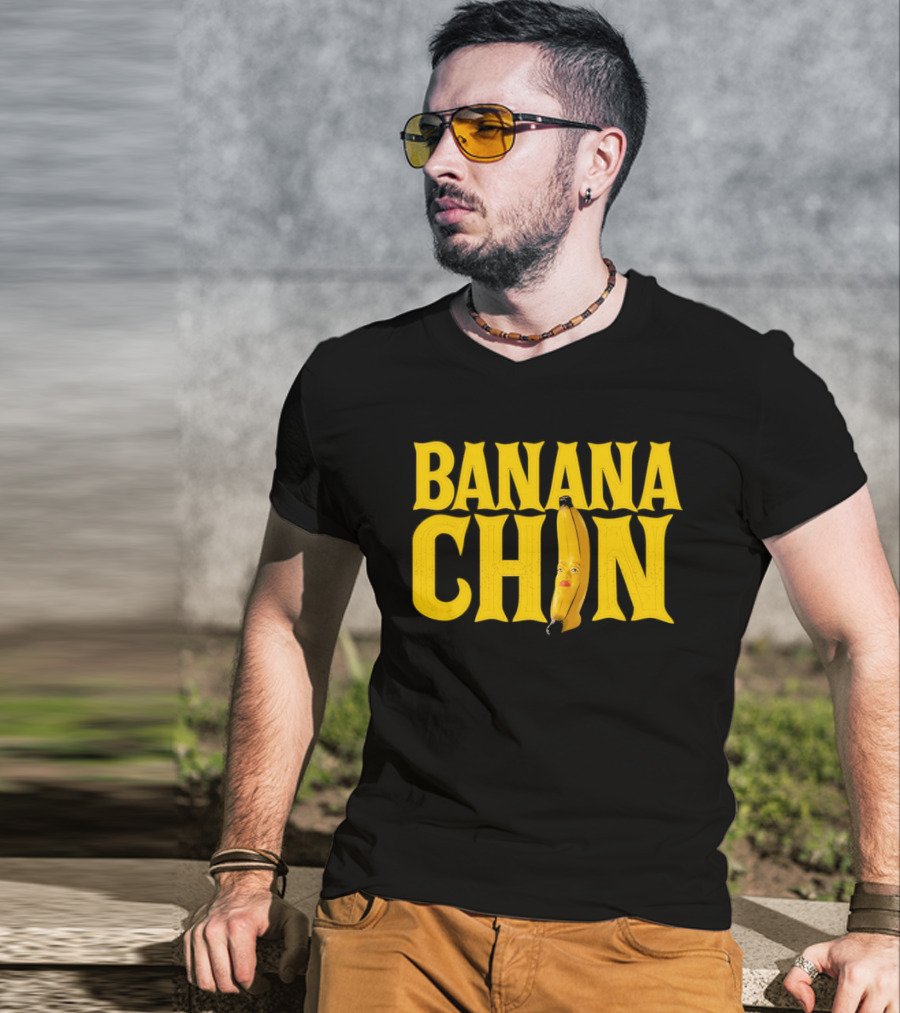 Banana Chin MMA Sandipantsmma Surreal Face T-Shirt