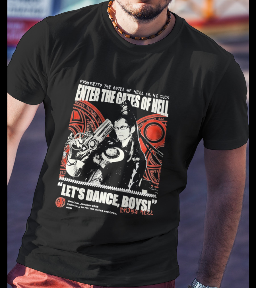 Bayonetta Enter The Gates Of Hell Let's Dance Boys 2025 Wan Chai T-Shirt