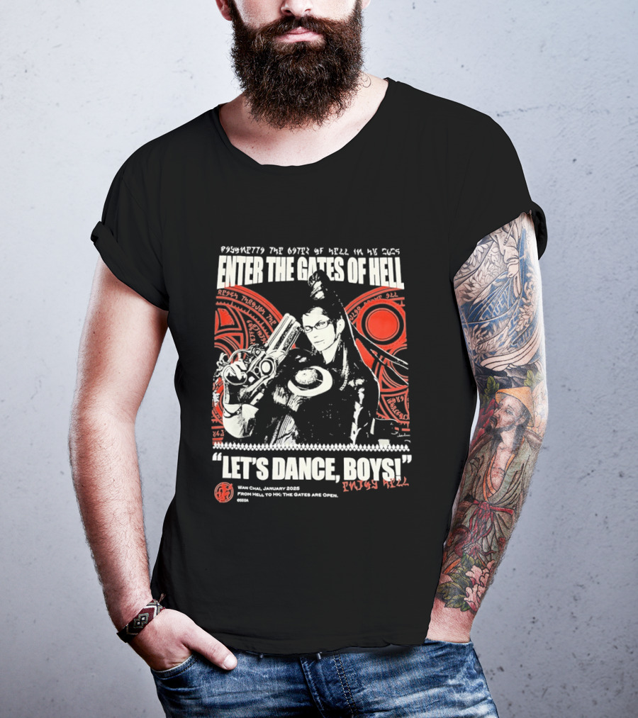 Bayonetta Enter The Gates Of Hell Let's Dance Boys 2025 Wan Chai T-Shirt