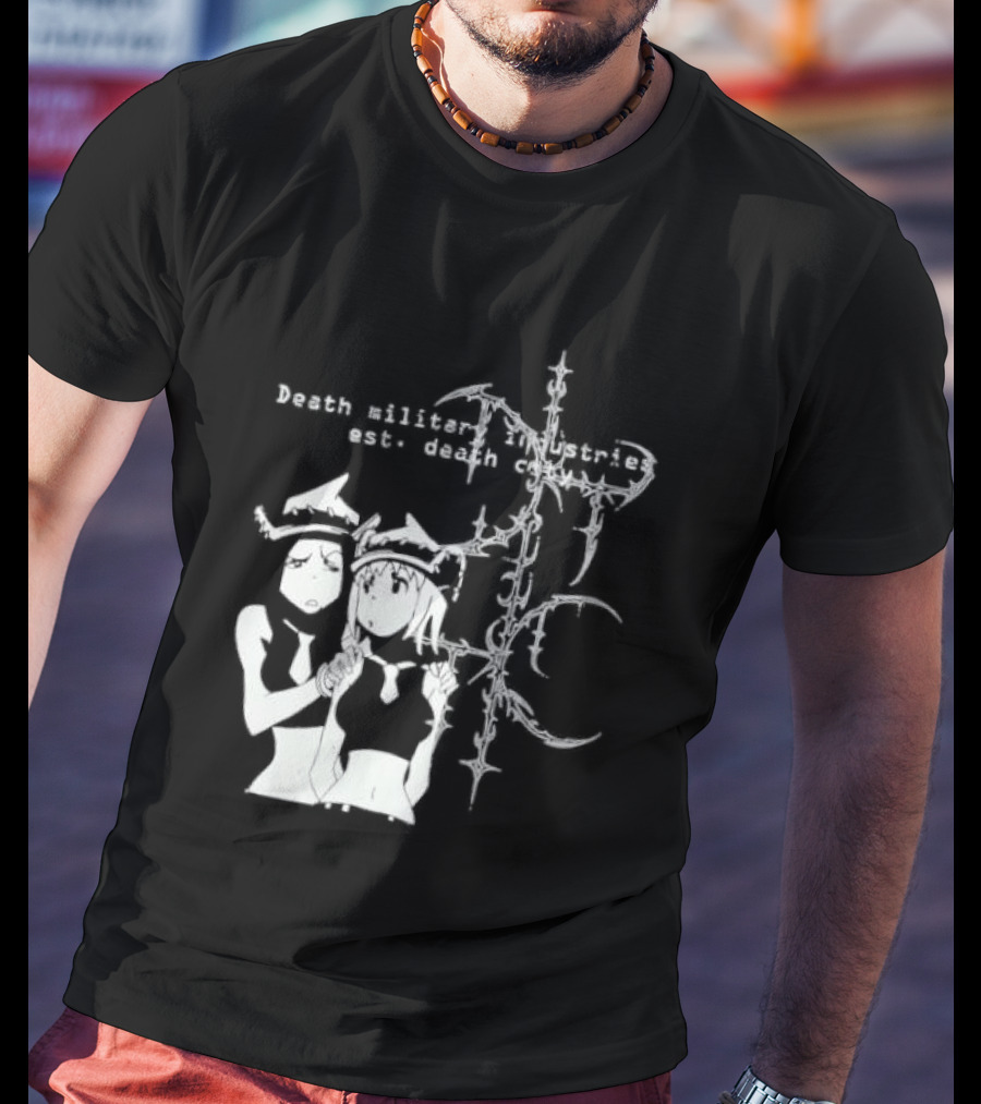 Death Military Industries Est Death City Anime Manga Cross T-Shirt