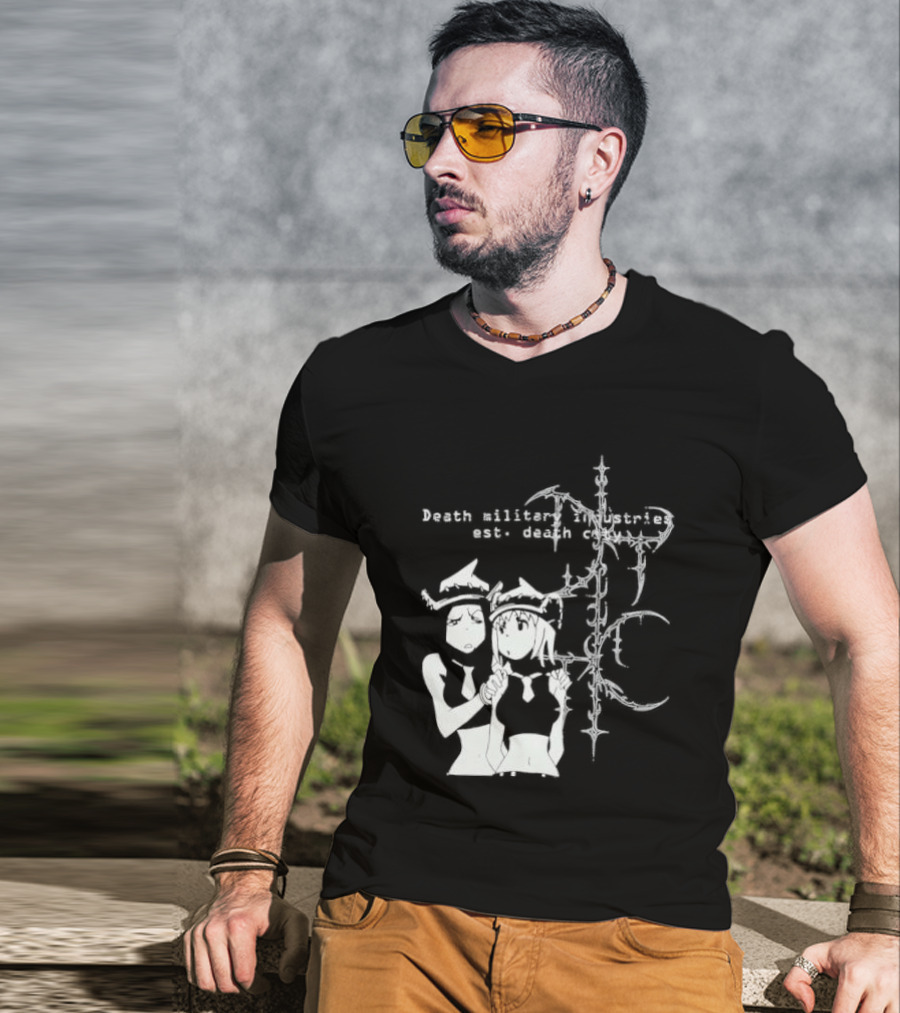 Death Military Industries Est Death City Anime Manga Cross T-Shirt