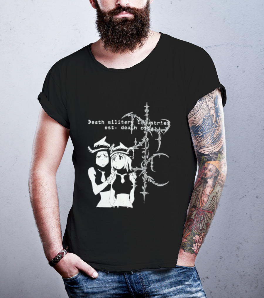 Death Military Industries Est Death City Anime Manga Cross T-Shirt