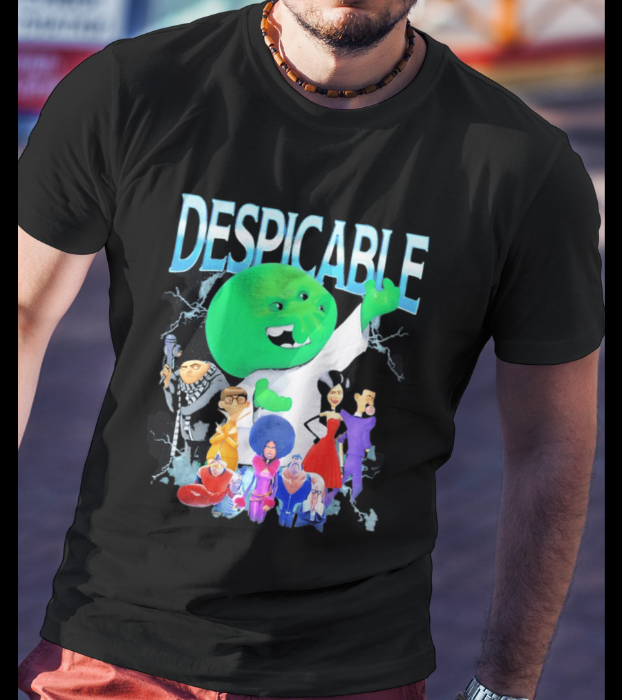 Despicable Me Featuring Gru Green Villain Group Villains T-Shirt
