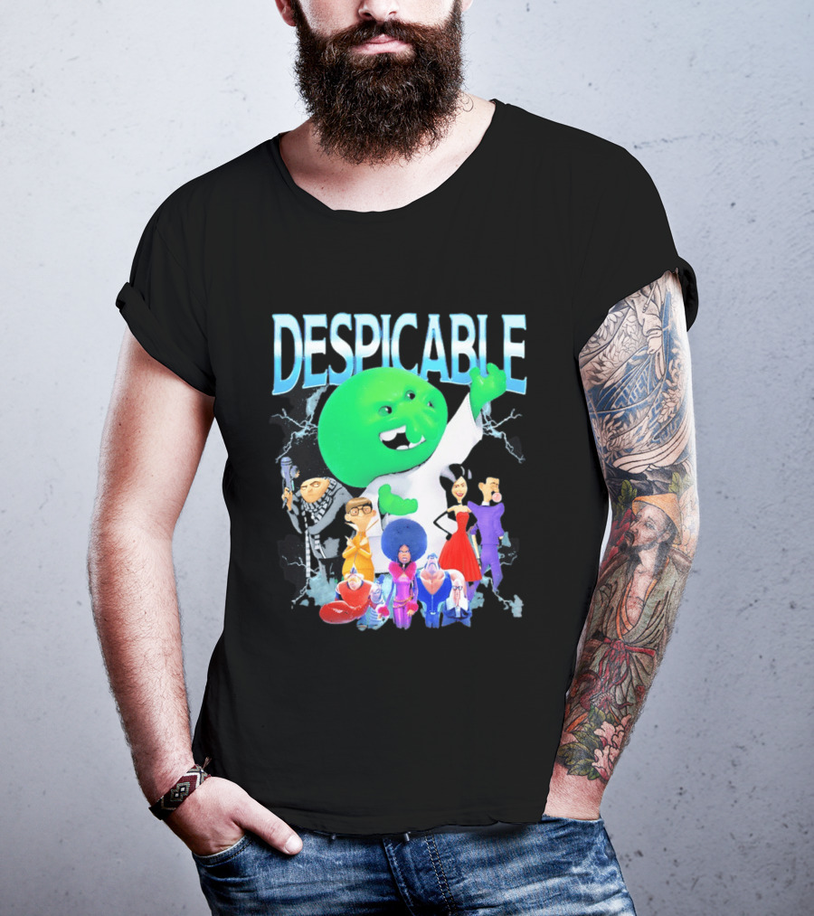 Despicable Me Featuring Gru Green Villain Group Villains T-Shirt