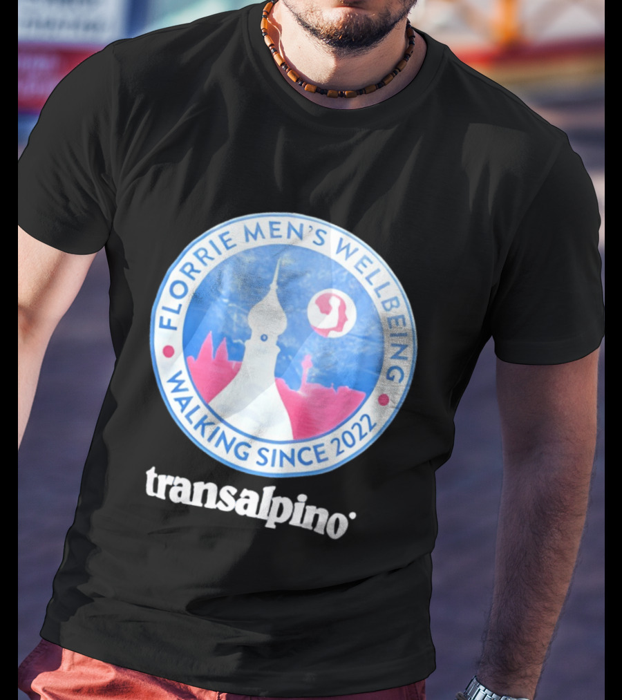 Florrie Men's Wellbeing Walking Since 2022 Transalpino T-Shirt
