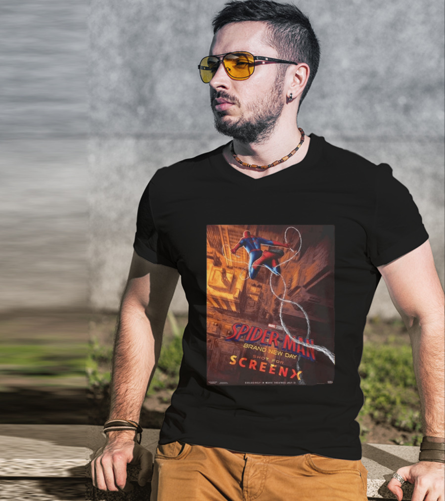 Spider Man Brand New Day Shot For ScreenX In Theaters July 31 2026 T-Shirt