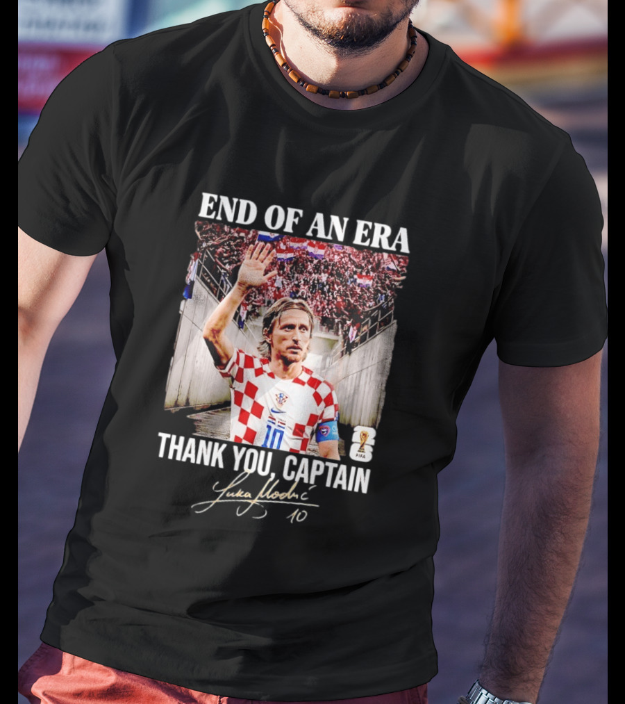 Croatia End Of An Era Thank You Captain Luka Modric 10 T-Shirt