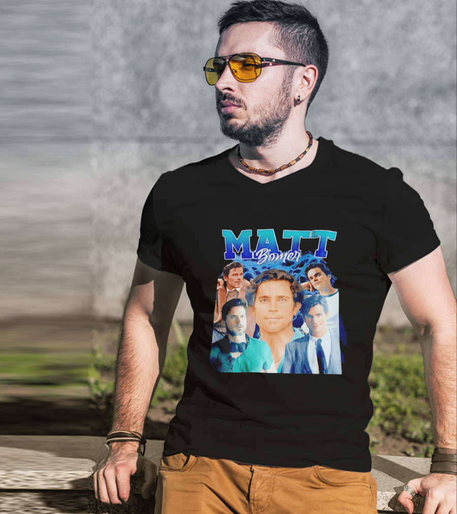 Matt Bomer Collage Actor Celebrity T-Shirt