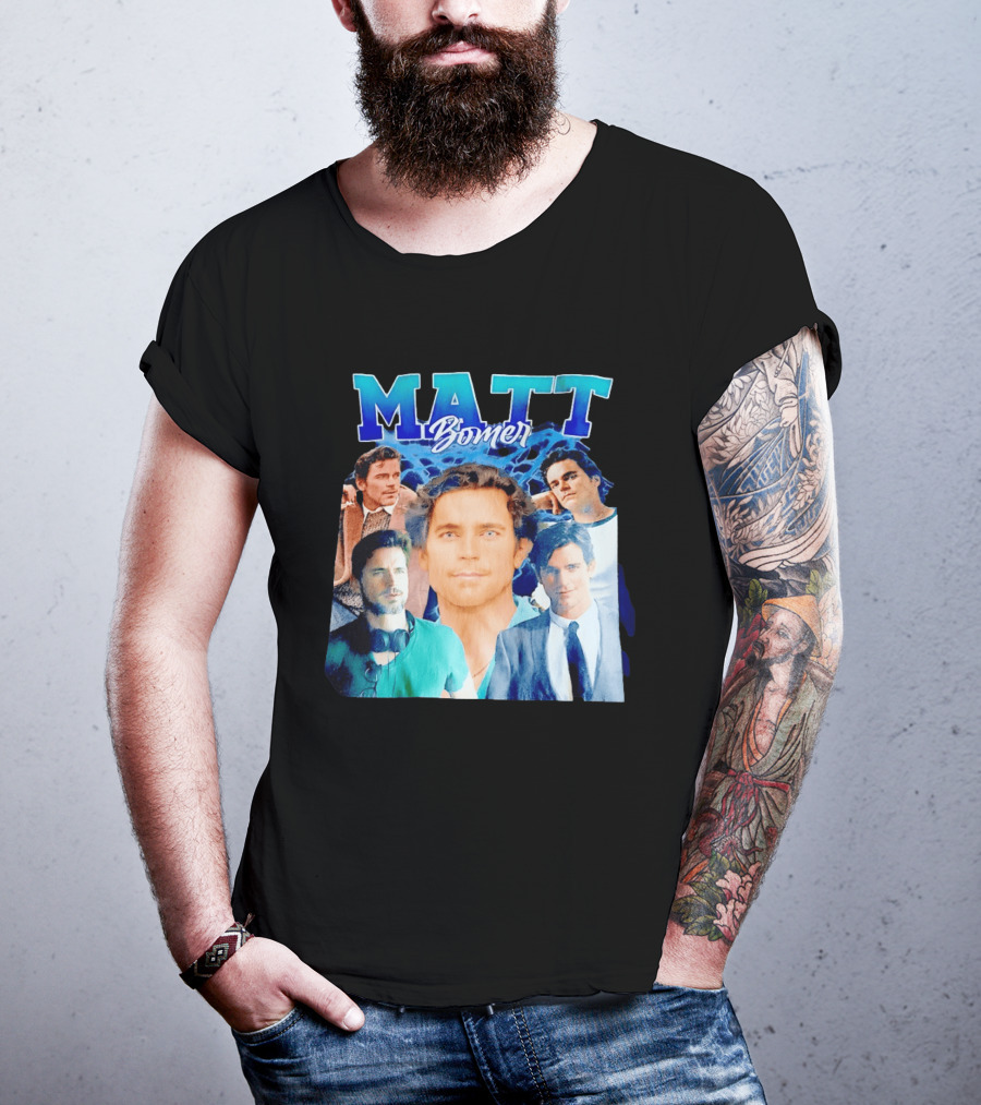 Matt Bomer Collage Actor Celebrity T-Shirt