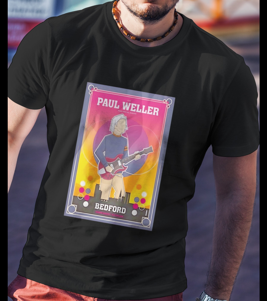 Paul Weller Live Plus Special Guests Bedford River Festival Summer Sessions 2023 T-Shirt
