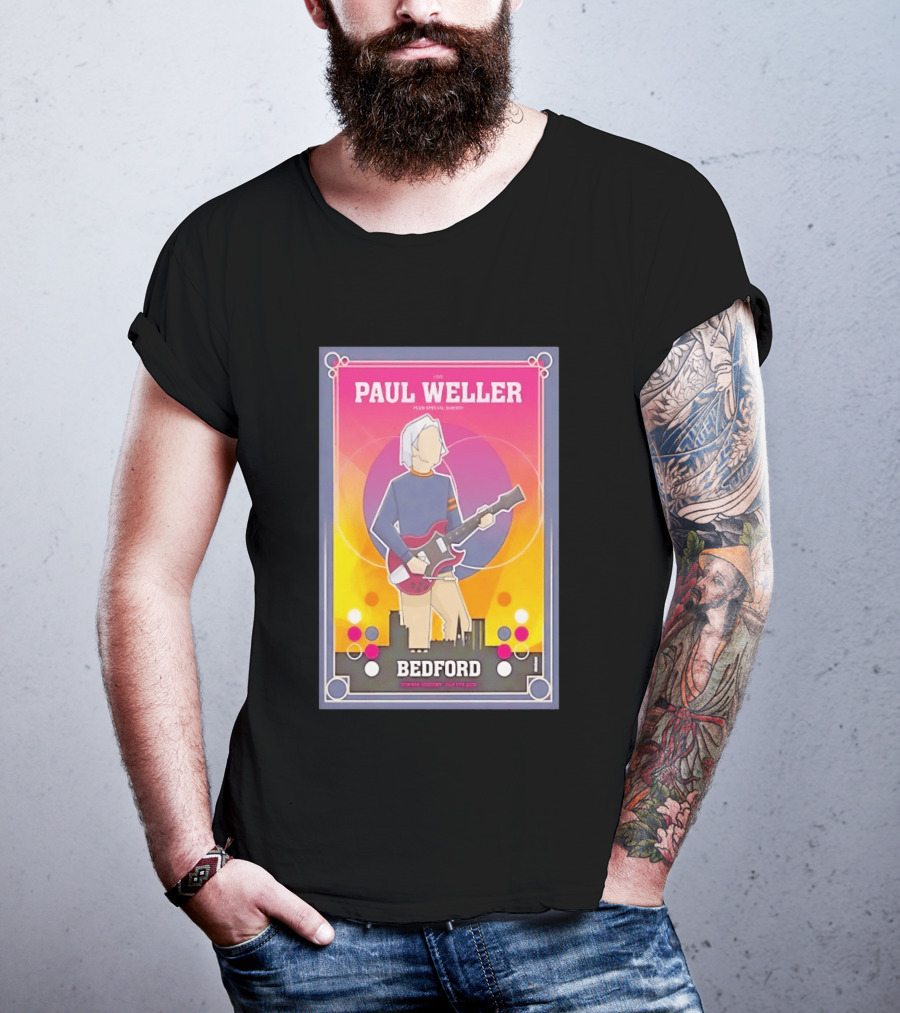 Paul Weller Live Plus Special Guests Bedford River Festival Summer Sessions 2023 T-Shirt