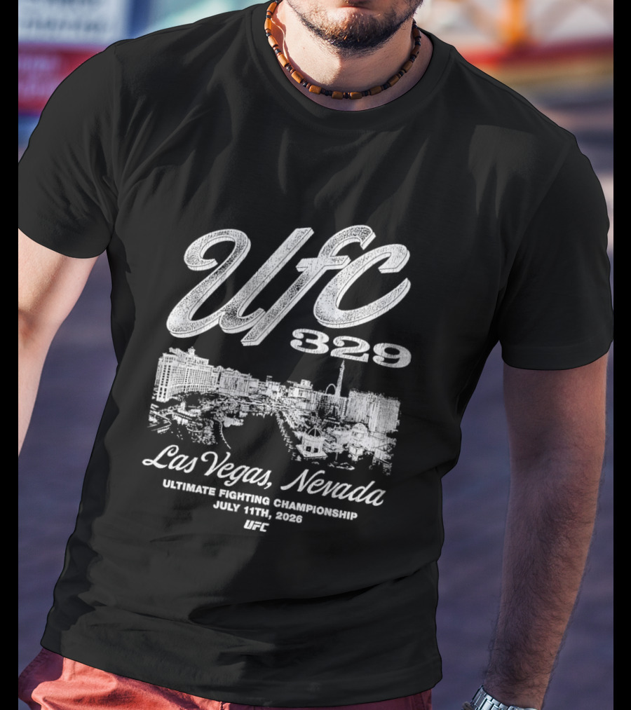 UFC 329 Las Vegas Nevada Ultimate Fighting Championship Mobile Arena 2024 T-Shirt