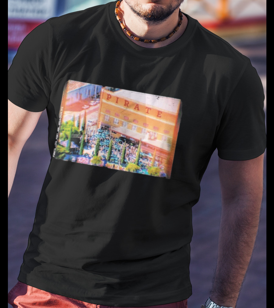Pirate Life Brewery Port Adelaide Scene With Building And Crowd T-Shirt