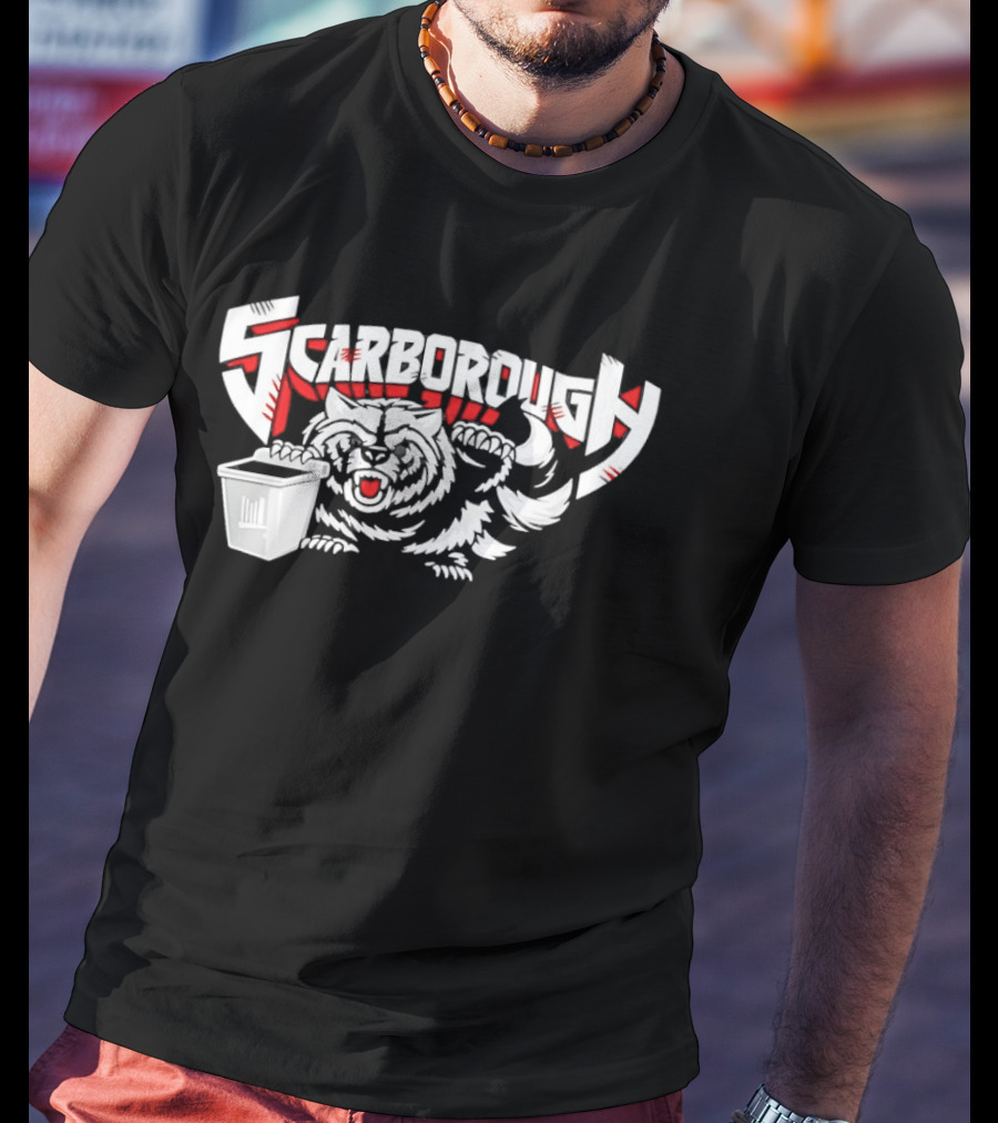 Scarborough Raccoon Trash Can Funny Wild Animal T-Shirt