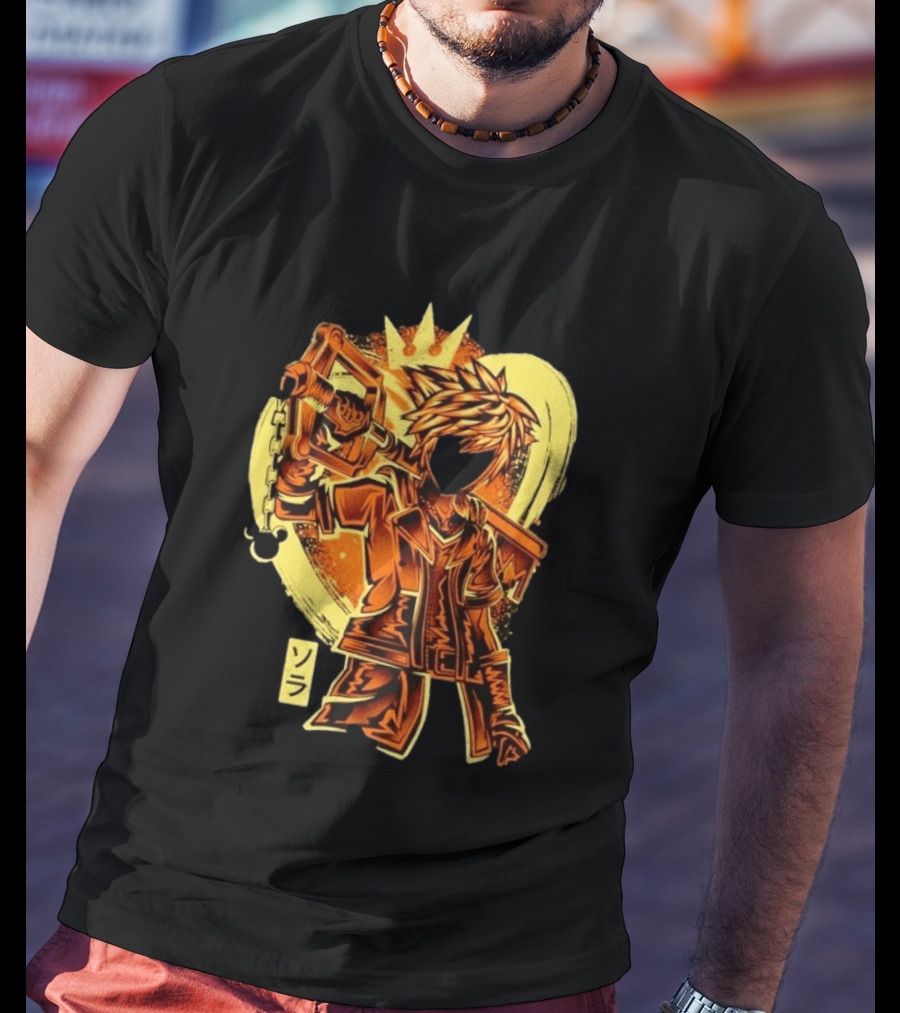 Sora Kingdom Hearts Keyblade Japanese T-Shirt
