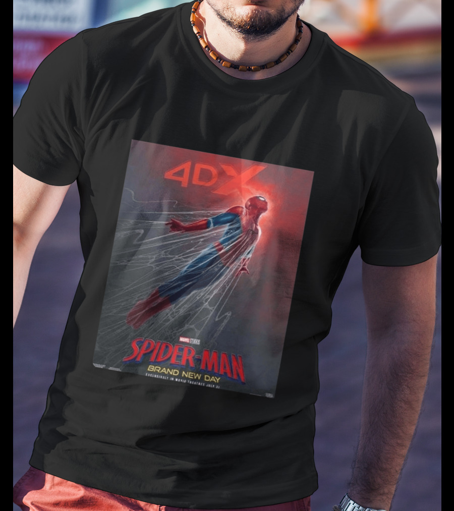 4DX Spider Man Brand New Day Movie Marvel Studios July 31 2026 T-Shirt