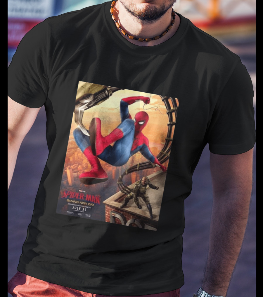 Spider Man Brand New Day Marvel Studios Movie Release July 31 2026 T-Shirt