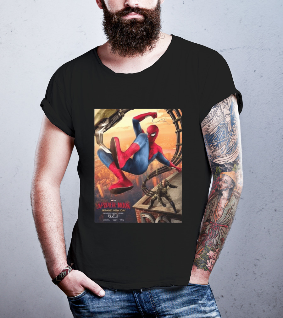 Spider Man Brand New Day Marvel Studios Movie Release July 31 2026 T-Shirt