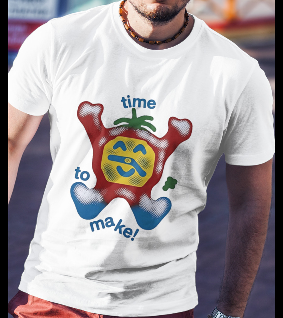 Time To Make Tomato Face Playful T-Shirt