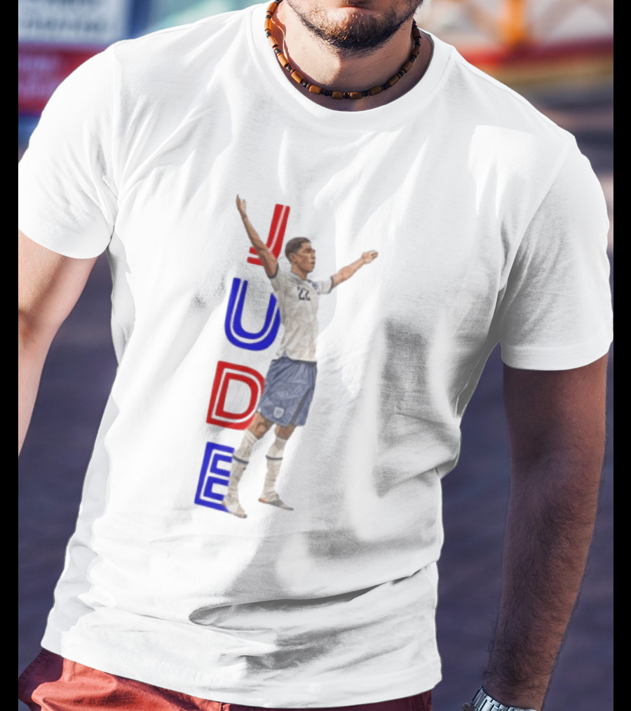 Jude Bellingham No 22 England National Football Team Victory Celebration T-Shirt
