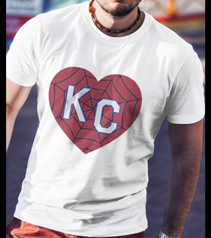 KC Heart Spiderweb T-Shirt