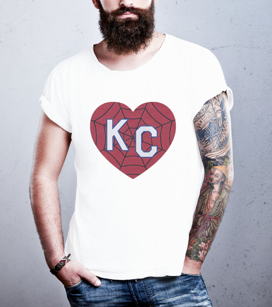 KC Heart Spiderweb T-Shirt