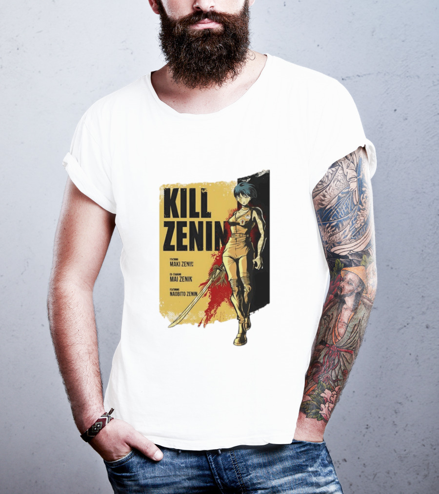 Kill Zenin Maki Mai Naobito Characters Anime T-Shirt