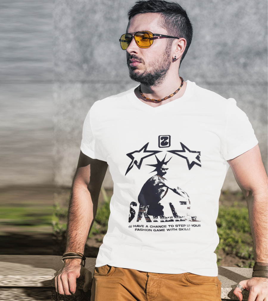 Skillz Fashion Game Streetwear Urban Art Rebel Graffiti Style New York Liberty Basketball T-Shirt