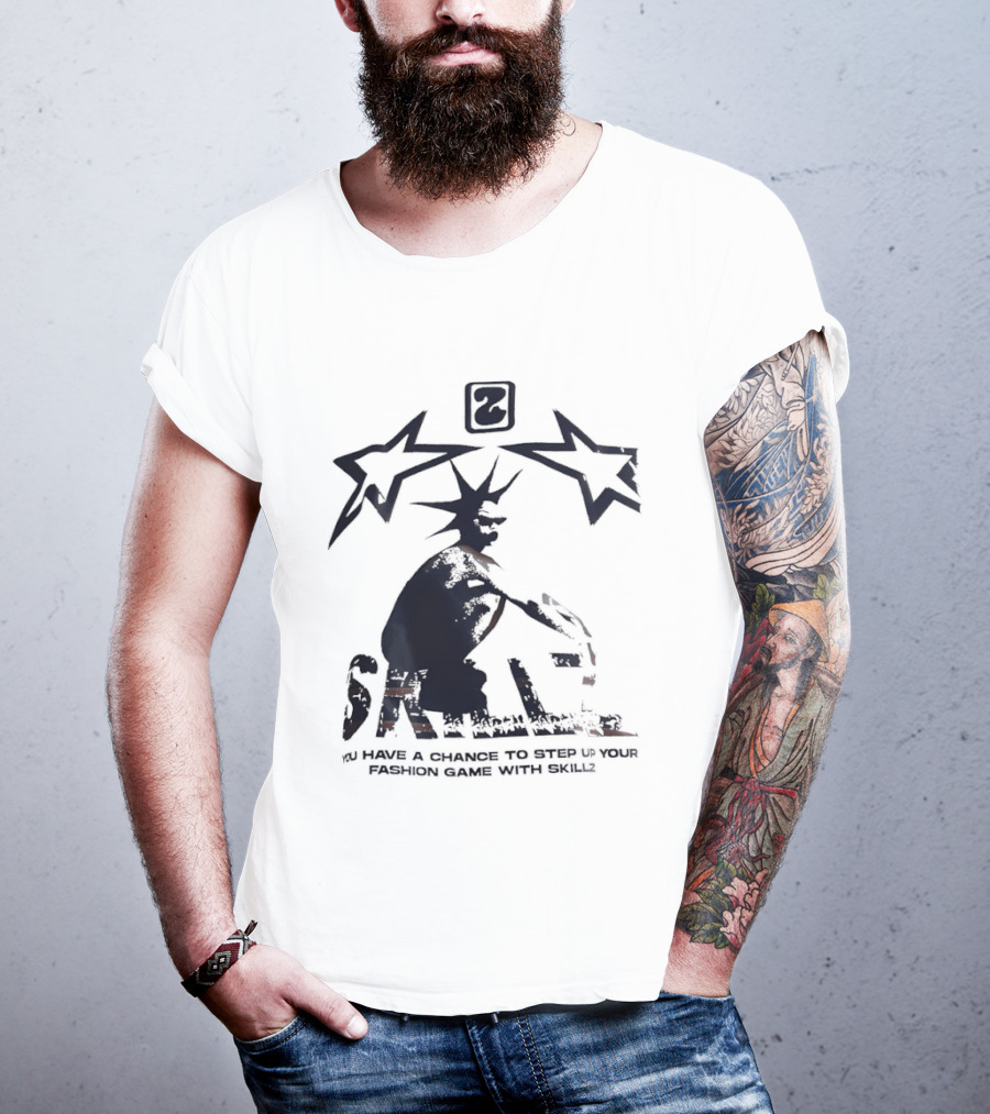 Skillz Fashion Game Streetwear Urban Art Rebel Graffiti Style New York Liberty Basketball T-Shirt