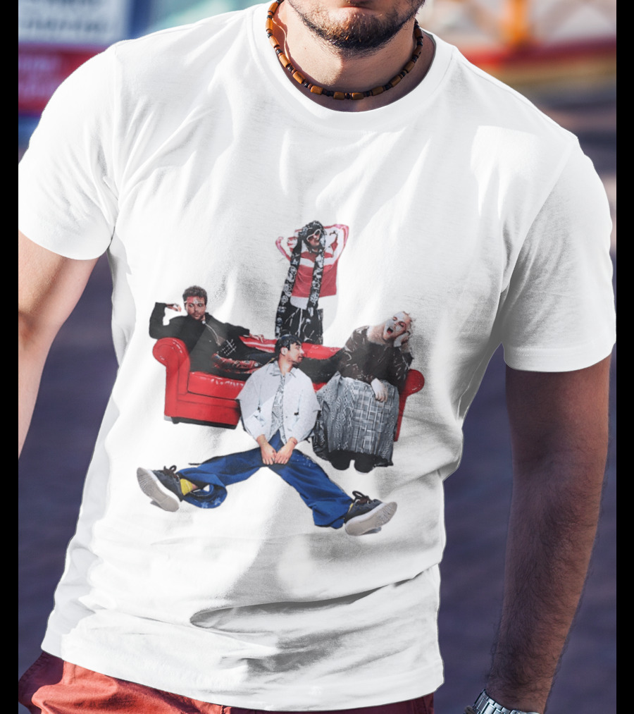 The 1975 Members Red Sofa Matty Healy Aesthetic T-Shirt