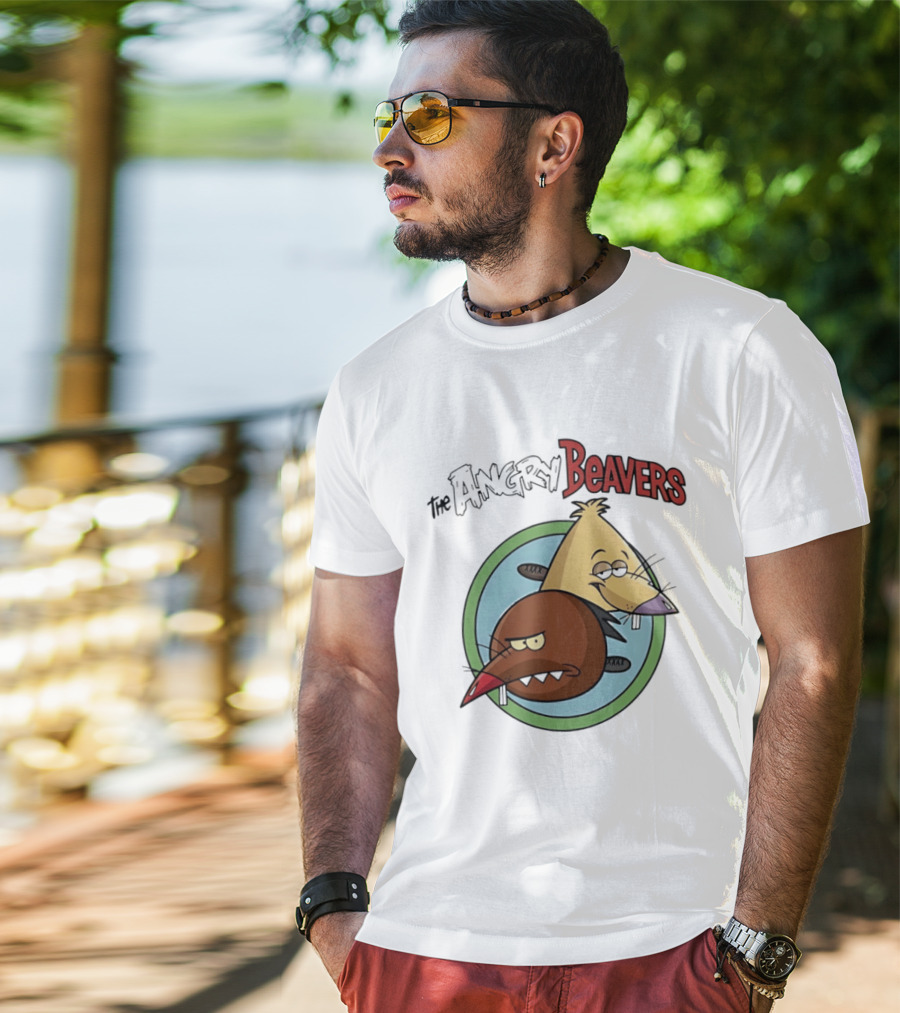 The Angry Beavers Nickelodeon 90s Cartoons Daggett And Norbert T-Shirt